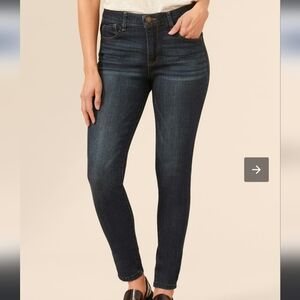 Democracy Luxe High Rise Absolution Ankle Skinny Jeans Size 16